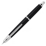 Pilot - Capless Decimo 18k Fyllepenn Rhodium Trim - Sort