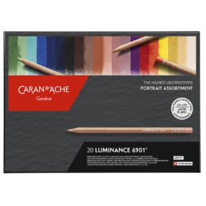 Caran d'Ache - Luminance Sett - 20 pack Luminance 6901 - Portrait Colors