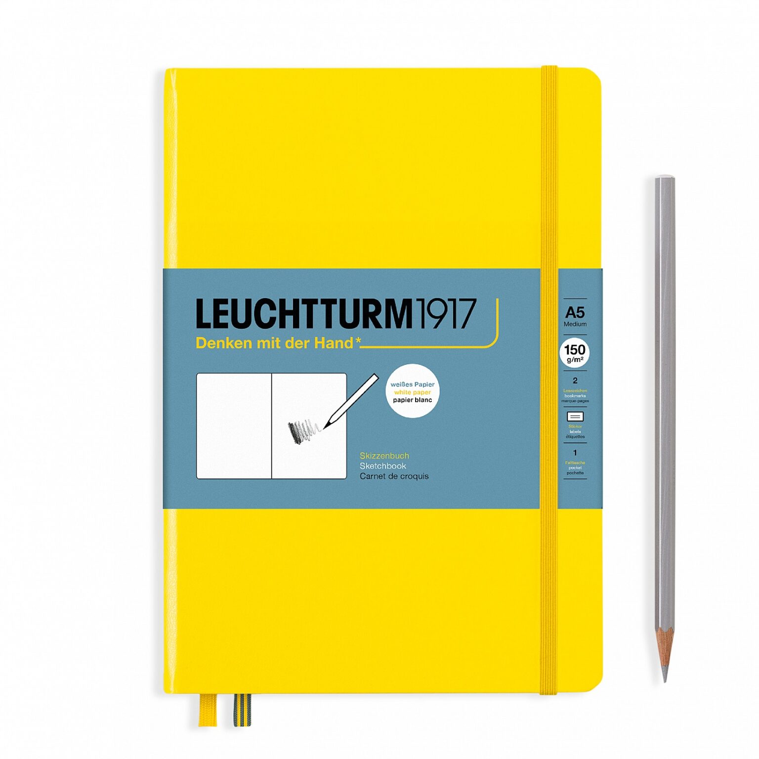 Leuchtturm1917 Sketchbook A5 Lemon Tudos
