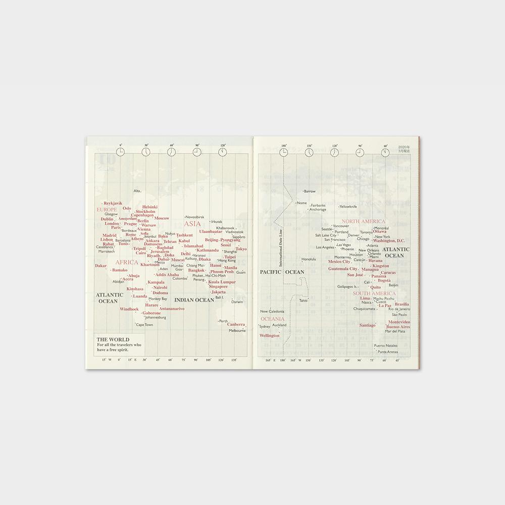 Traveler’s Notebook Passport Size – Monthly Refill 2021.6 – Tudos