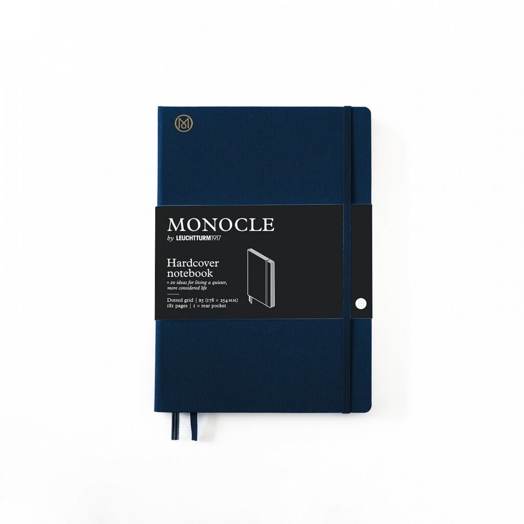 Leuchtturm1917 Monocle Notebook Hardcover Navy B5 Tudos