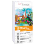 Tombow - ABT Dual Brush Pens 18 - Secondary Colours