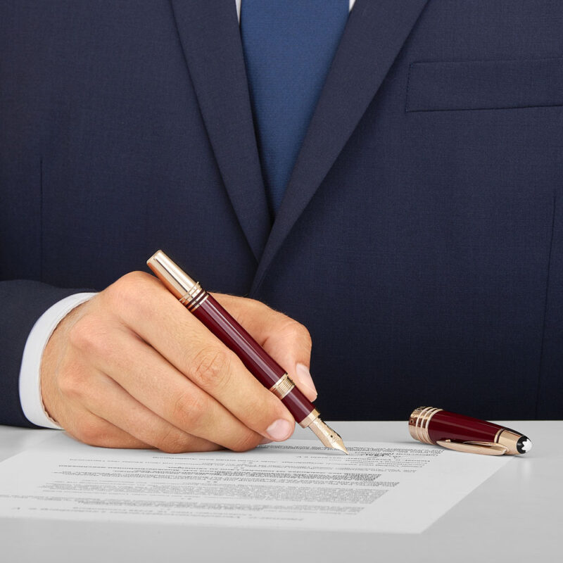 Montblanc - John F. Kennedy Special Edition Burgundy - Fyllepenn (F) - Bilde 4