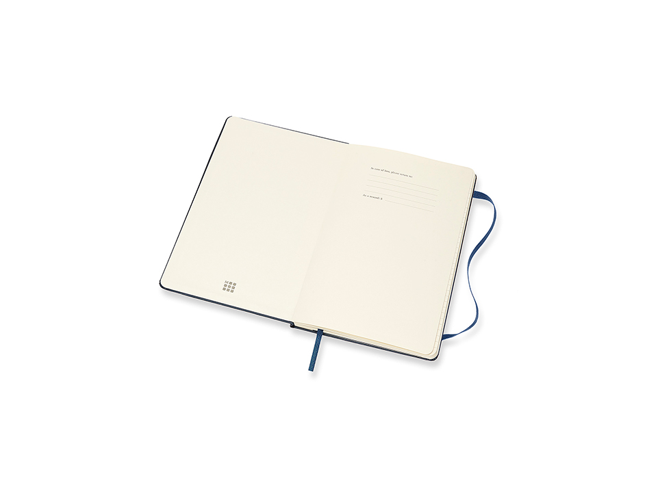 Moleskine Hardcover Large Weekly Horizontal Planner 2022 Sapphire