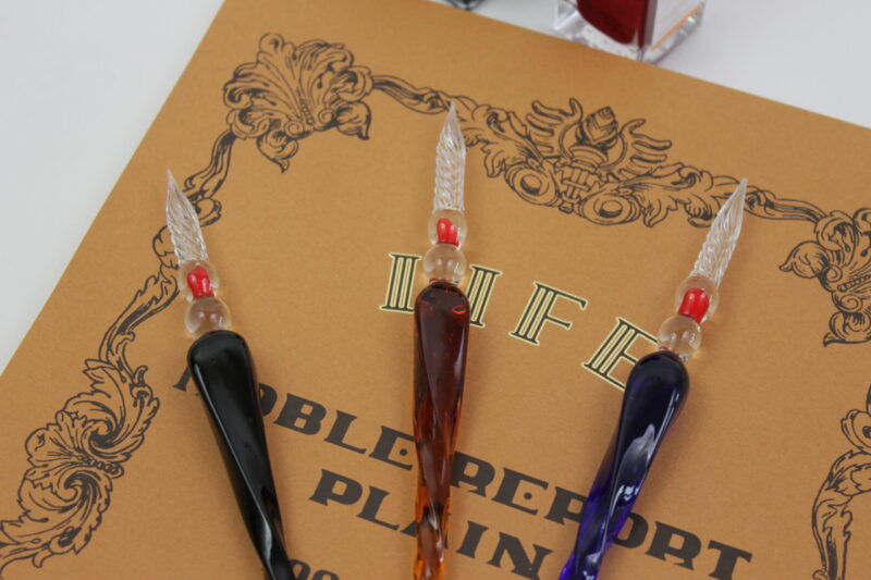 Tudos Glasspenn - Plume De Verre - Amber - Bilde 4