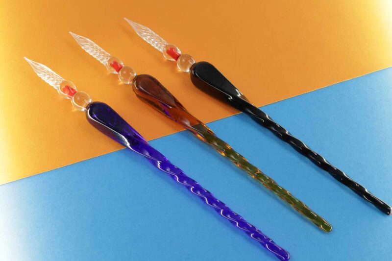Tudos Glasspenn - Plume De Verre - Amber - Bilde 5