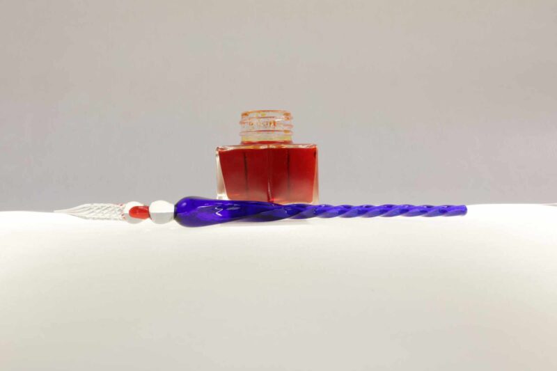 Tudos Glasspenn - Plume De Verre - Blue - Bilde 3