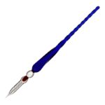 Tudos Glasspenn - Plume De Verre - Blue