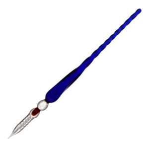 Tudos Glasspenn - Plume De Verre - Blue