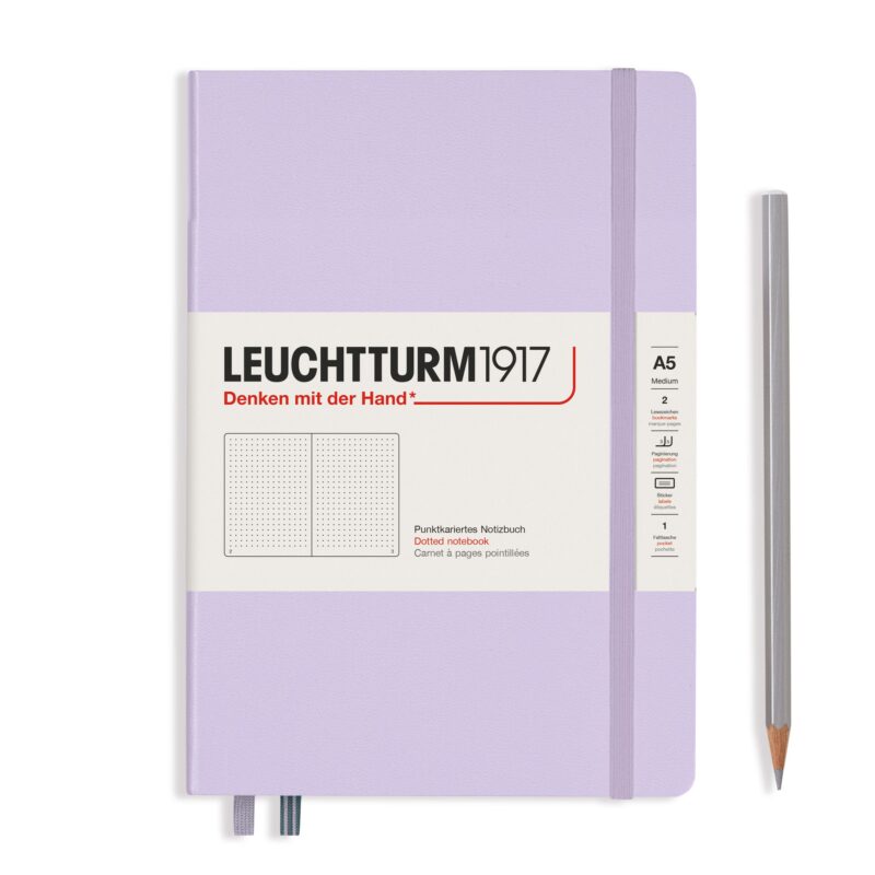 Leuchtturm1917 - Hardcover Notebook Dotted A5 - Lilac