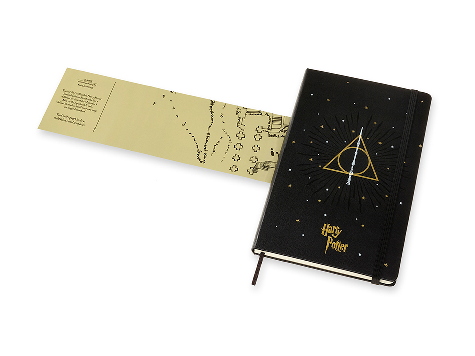 Moleskine Notebook Hardcover Large Linjert Harry Potter4 Kopi Tudos