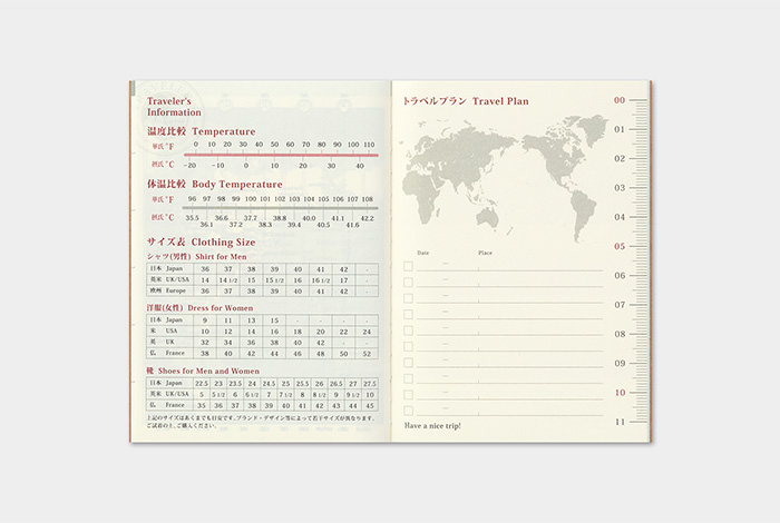 Traveler’s Notebook Passport Size – Monthly Refill 2022 8 – Tudos
