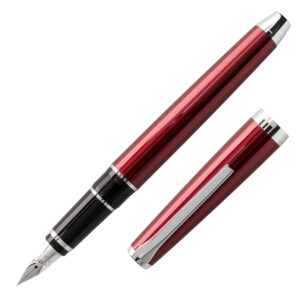 Pilot - Falcon 14k Fyllepenn Metal - Dark Red