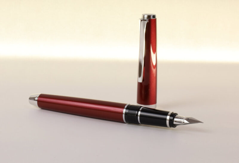 Pilot - Falcon 14k Fyllepenn Metal - Dark Red - Bilde 4