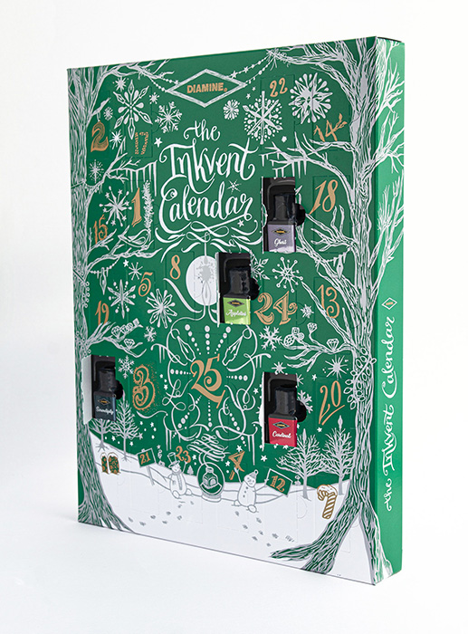 Diamine Inkvent Green Edition Chameleon Deck The Halls Mürekkep - Panter Kırtasi