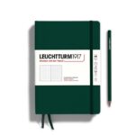 Leuchtturm1917 - Hardcover Notebook Dotted A5 - Forest Green