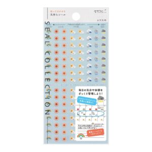 Midori - Stickers Diary Feeling Weather - 104stk