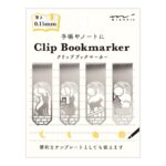 Midori - Clip Bookmarker Metal - Cat & Moon