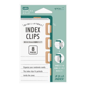 Midori - Chiratto Index Clip - Metallklips - Orange