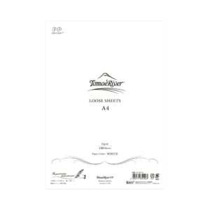 Tomoe River - Notatark Loose Sheets A4 - 52 gsm - 100 ark - Blank - White - SR-A4P-W