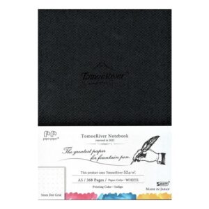 Tomoe River - Notatbok A5 Hardcover - White - 52 gsm - 368 sider - Dot Grid - SR-A5DBW