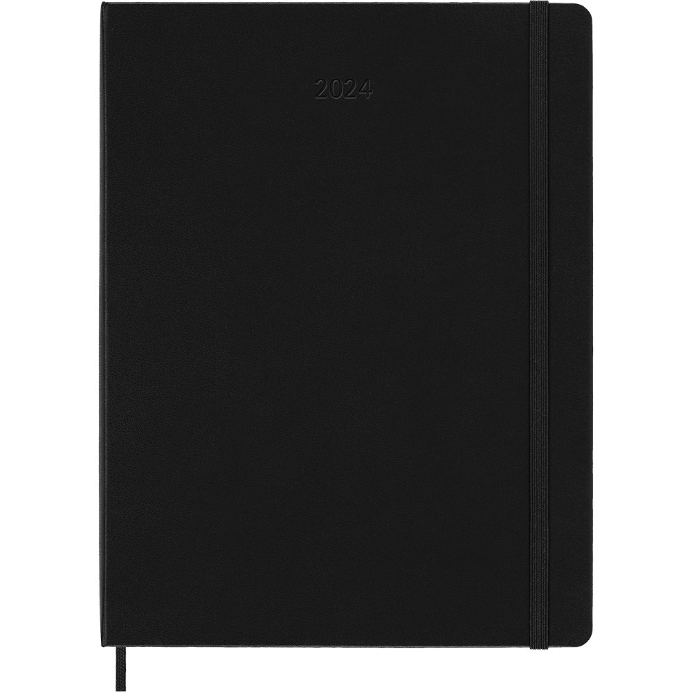 Moleskine Hardcover Extra Large Weekly Notebook DiaryPlanner 2024