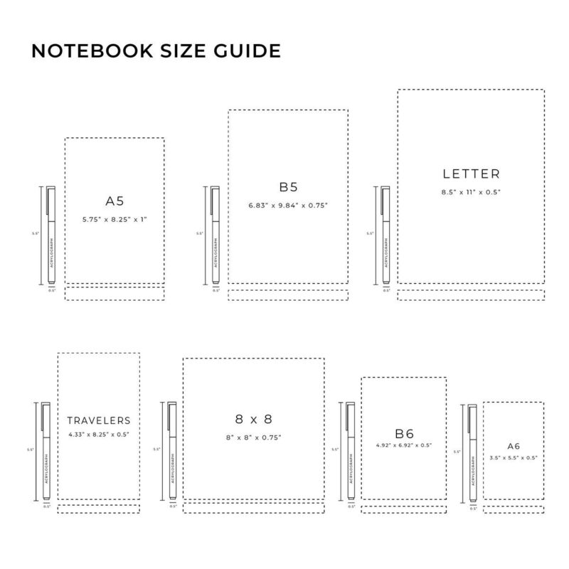 Archer And Olive - Notebook Dot Grid - LP412 - Midnight Floral - A5 - Bilde 4