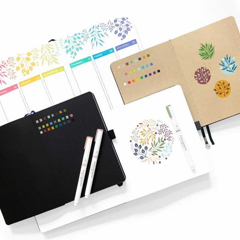 Archer And Olive - Acrylograph - AG303 - Jewel Collection 0.7mm - 10-pack - Bilde 2