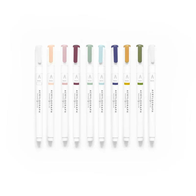 Archer And Olive - Acrylograph - AG403 - Jewel Collection 3.0mm - 10-pack