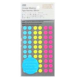 Stalogy - Circular Masking Patches - 8 mm - Neon
