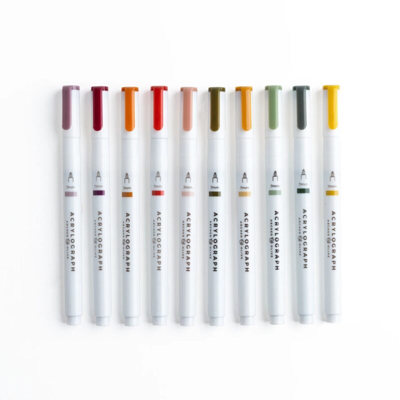 Archer And Olive - Acrylograph - AG315 - Attic Treasures - 10-pack - Bilde 2