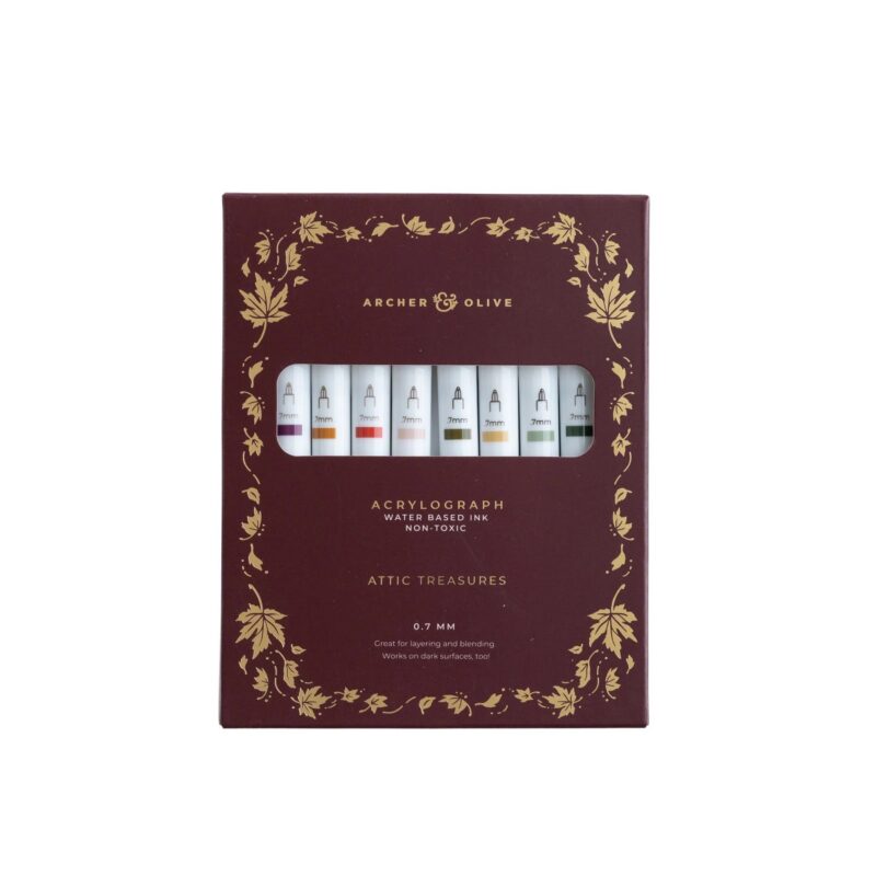 Archer And Olive - Acrylograph - AG315 - Attic Treasures - 10-pack