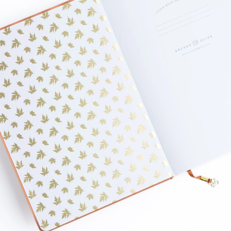 Archer And Olive - Notebook Dot Grid - SQ364 - Swirling Leaves - 8x8 - Bilde 4