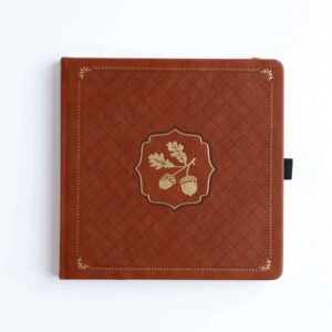 Archer And Olive - Notebook Dot Grid - SQ366 - Acorns - 8x8