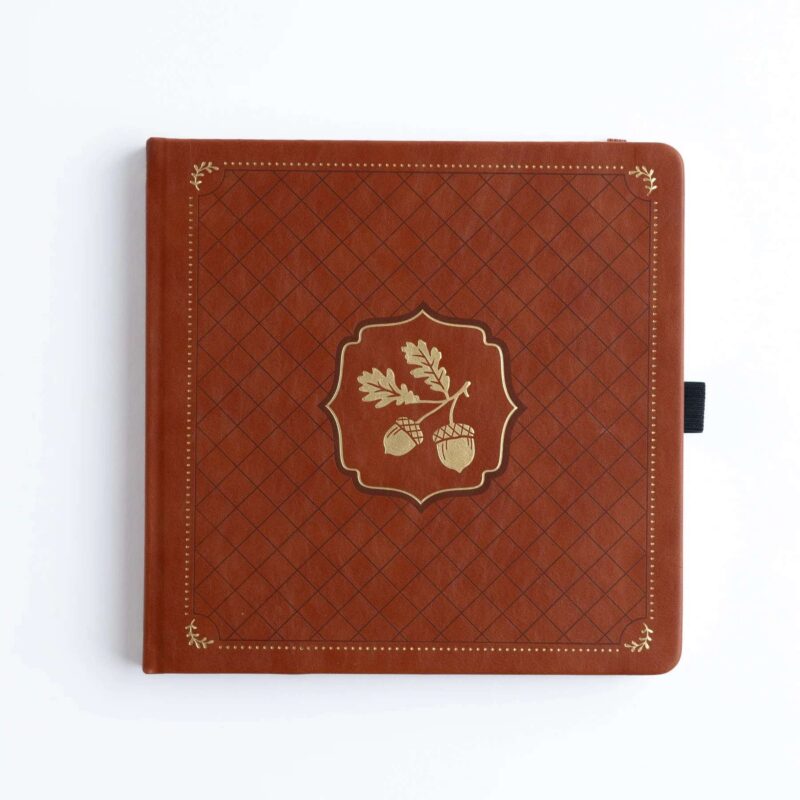 Archer And Olive - Notebook Dot Grid - SQ366 - Acorns - 8x8