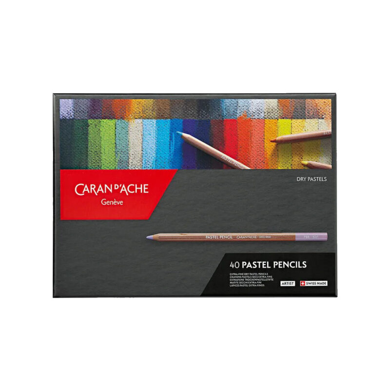 Caran d'Ache - Tørrpastell Blyanter - 40 Pastel Pencils - 40 stk