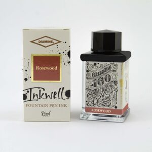 Diamine - Fyllepennblekk Glassflaske - Anniversary - 75 ml - Rosewood