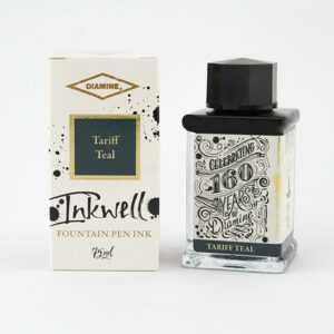 Diamine - Fyllepennblekk Glassflaske - Anniversary - 75 ml - Tariff Teal