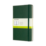 Moleskine - Classic Notebook Hard Cover Large Plain - Myrtle Green