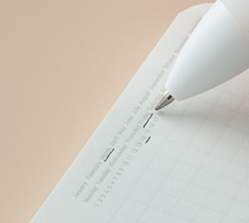 Stalogy - 018 Editor's Series - 365 Days Notebook Grid Landscape - Black - B6 - Bilde 5
