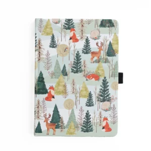 Archer And Olive - Notebook Dot Grid - WA5303 - Fox In Winter Woods - A5