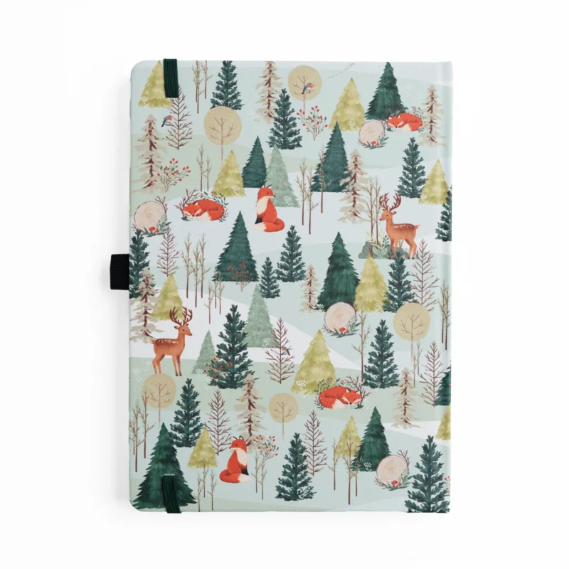 Archer And Olive - Notebook Dot Grid - WA5303 - Fox In Winter Woods - A5 - Bilde 4