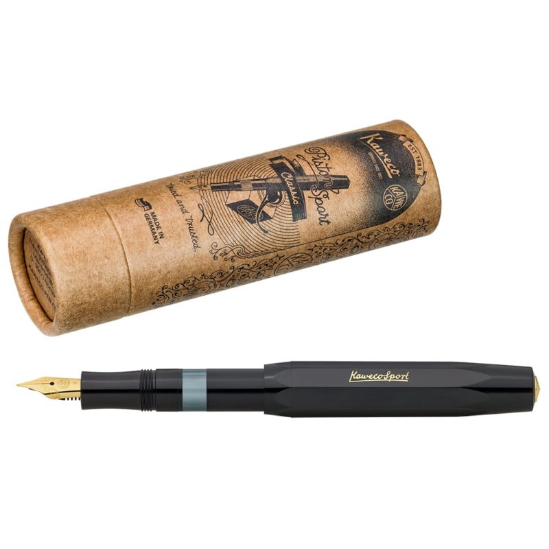 Kaweco - Classic Sport Piston Fyllepenn - Black/Gold - Bilde 3