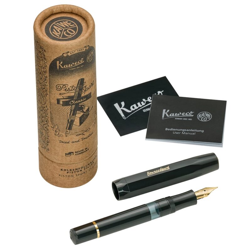 Kaweco - Classic Sport Piston Fyllepenn - Black/Gold - Bilde 4