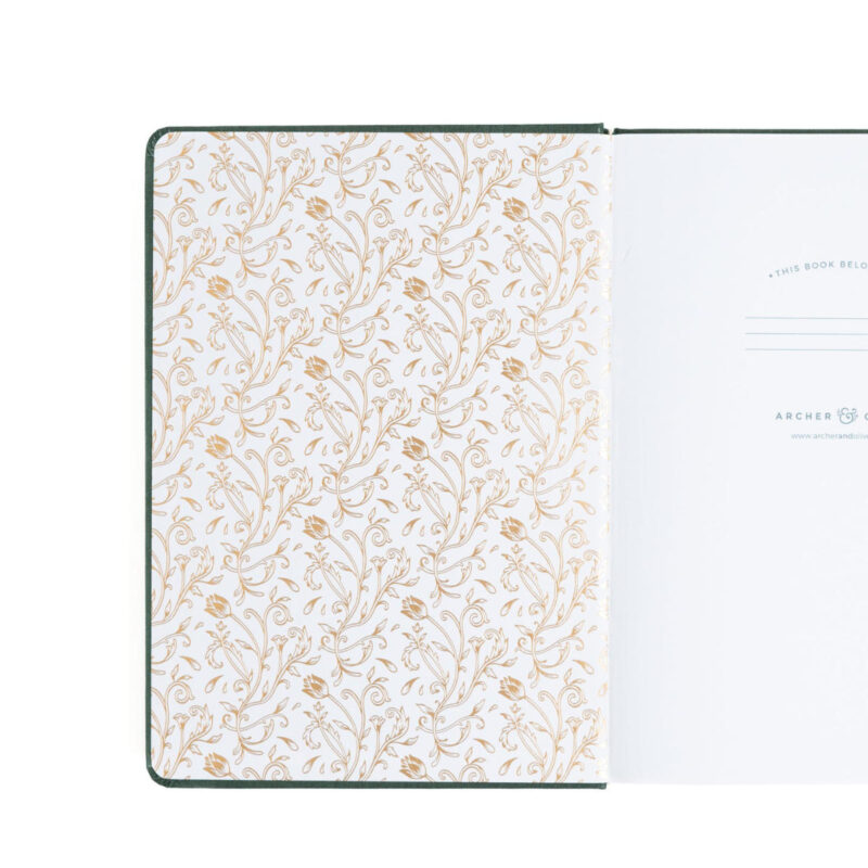 Archer And Olive - Notebook Dot Grid - SQ372 - Antique Floral - 8x8 - Bilde 6