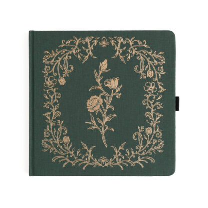 Archer And Olive - Notebook Dot Grid - SQ372 - Antique Floral - 8x8