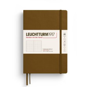 Leuchtturm1917 - Hardcover Notebook Dotted A5 - Spice Brown