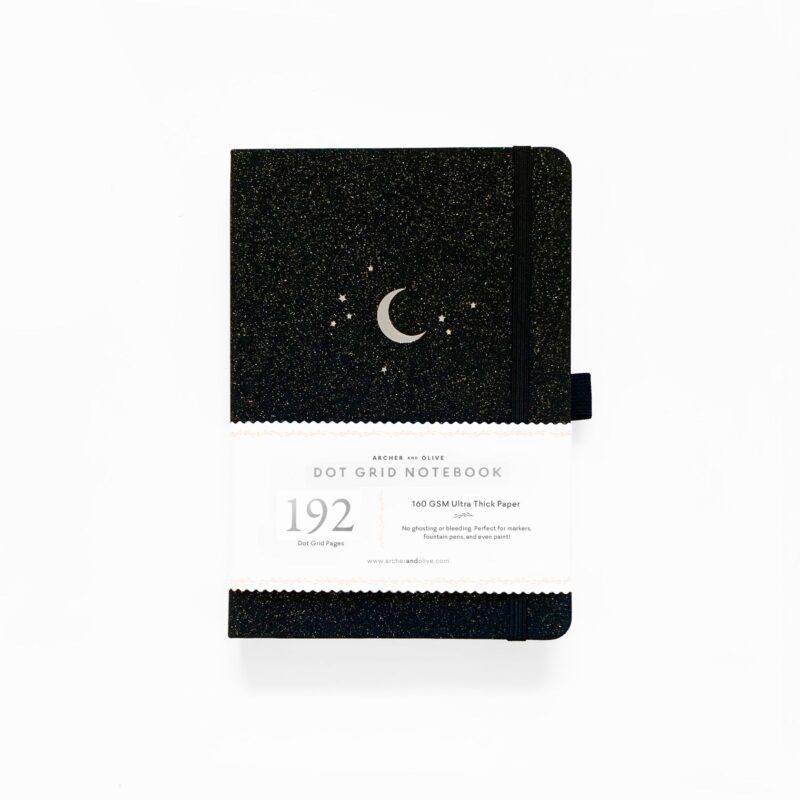 Archer And Olive - Notebook Dot Grid - LP313 - Forest Night - A5