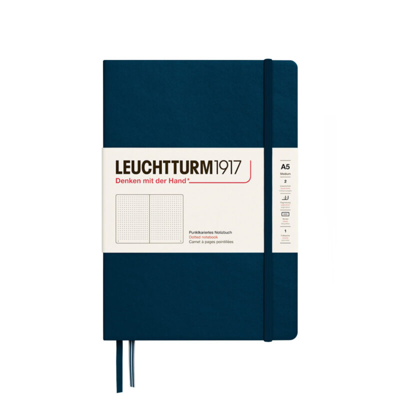 Leuchtturm1917 - Hardcover Notebook Dotted A5 - Deep Sea
