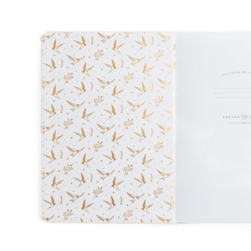 Archer And Olive - Notebook Dot Grid - TN386 - Swallows - TN - Bilde 4